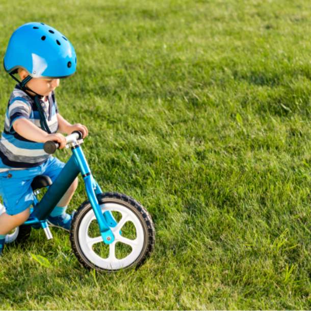 child on a bike