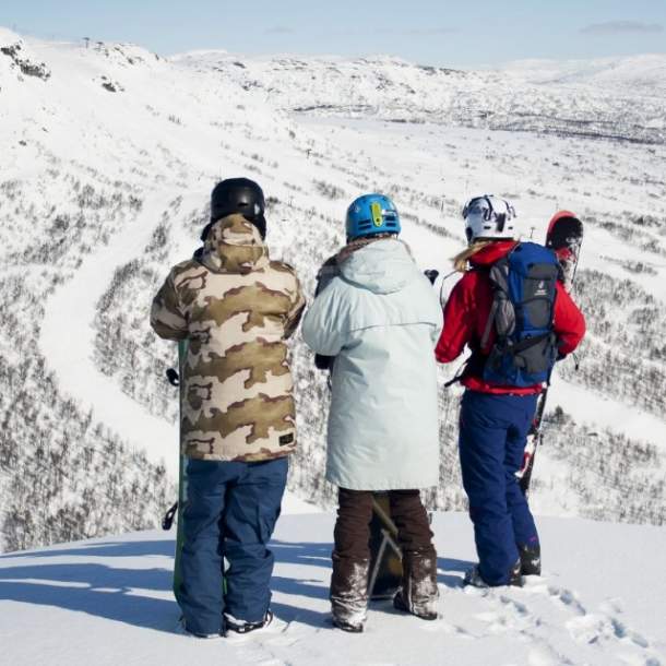 View to Hovden Alpinsenter