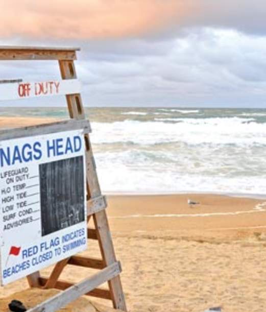Life Guard Chair at Nags Head Beach in Outer Banks