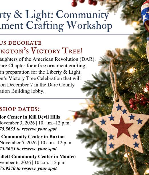 A250 Liberty & Light Community Ornament Crafting Classes