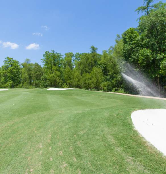 Man Golfing at Stonebridge