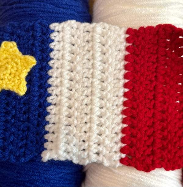 Crochet Workshop - Acadian Flag
