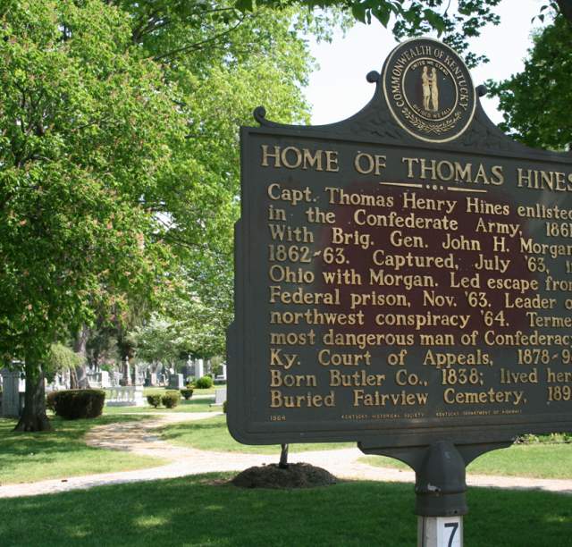 Home Of Thomas Hines Historic Marker