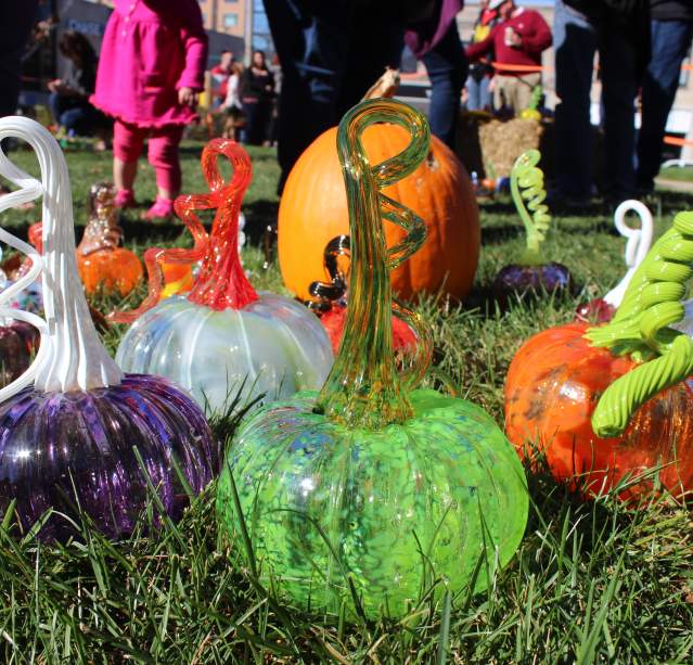 glass pumpkin
