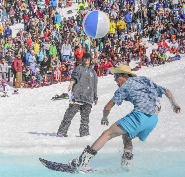 Big Sky Resort Spring Series: Pond Skim