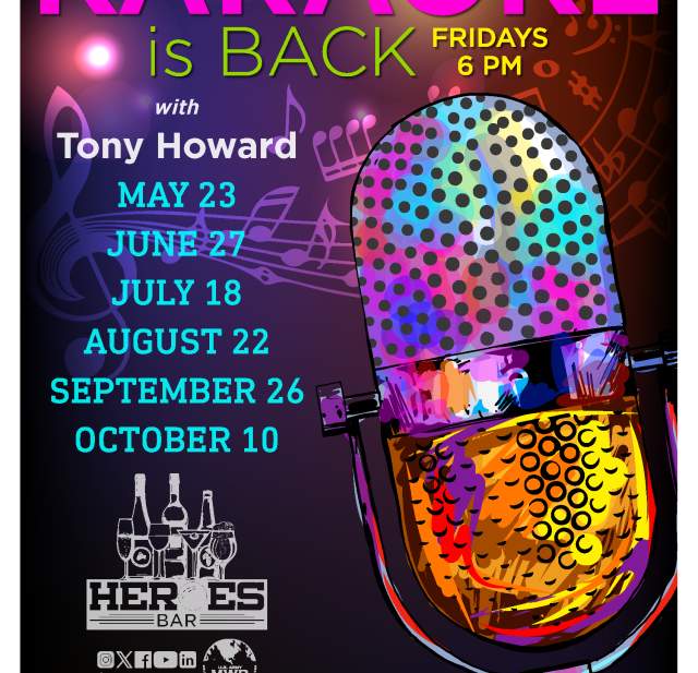 Karaoke at Heroes Bar