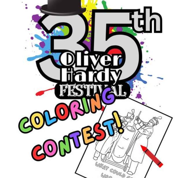2024 Oliver Hardy Festival Coloring Contest