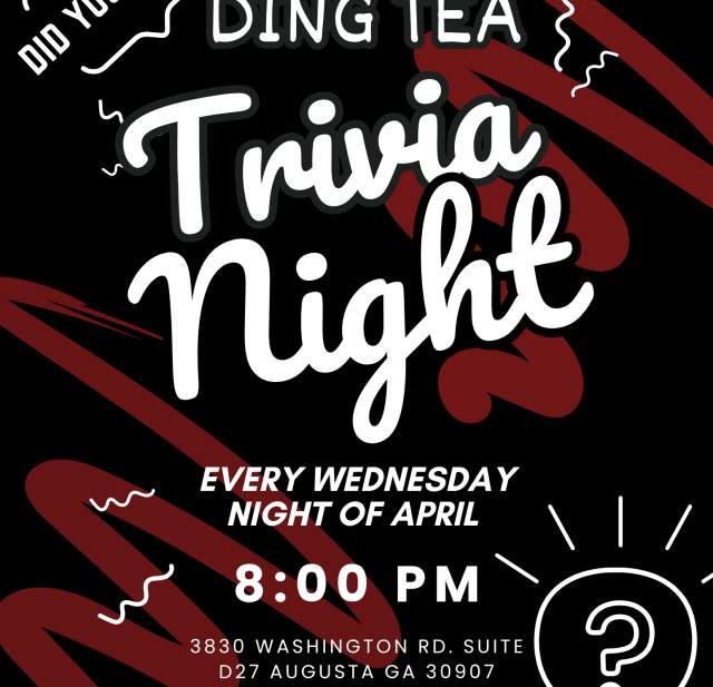 Ding Tea Trivia Night