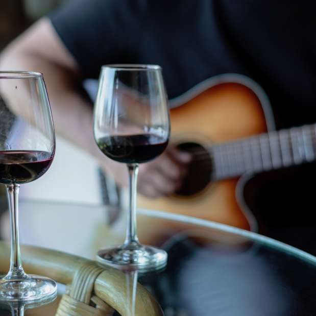 live music and wine