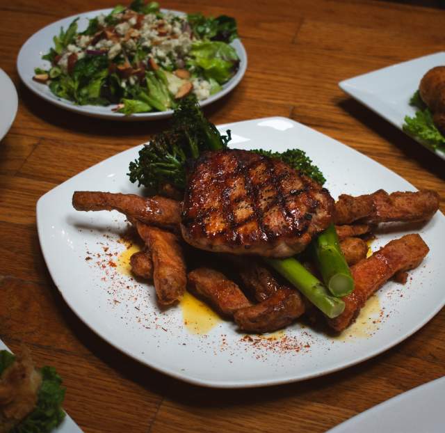 A plate of food from Twisted Fork.