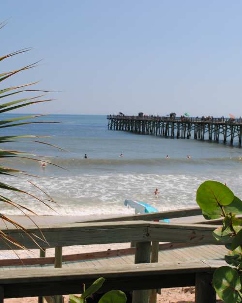 The Flagler Beach Municipal Pier is perfect for a day of fishing or just to check out the views.