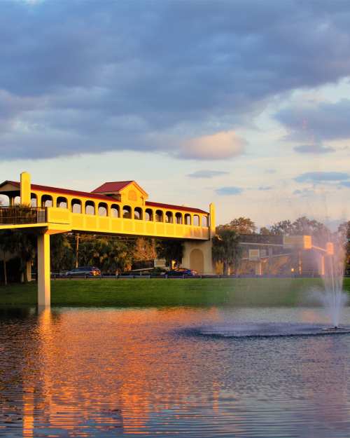 Lake Mary, bridge over water