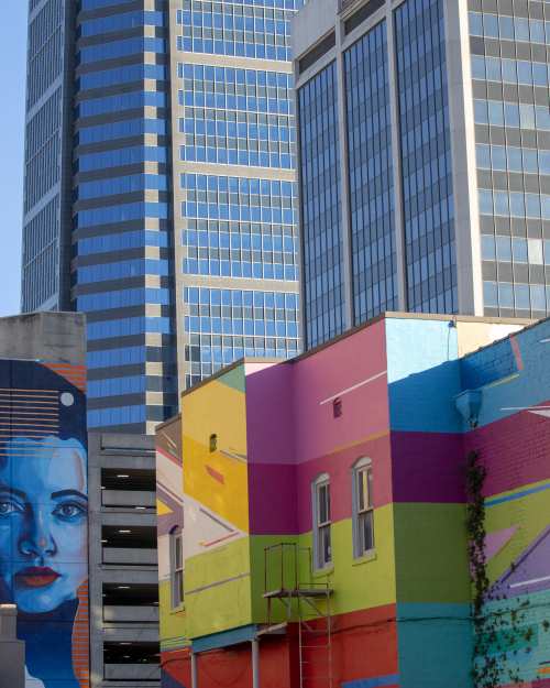 Spanish artist Dourone's mural in downtown Jacksonville
