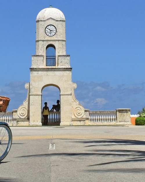 Clock Tower Worth Avenue Palm Beach Island