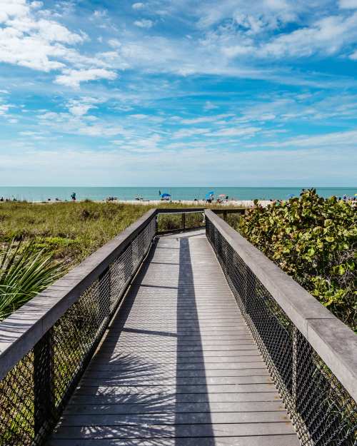 Venice Beach on central Gulf coast of Florida