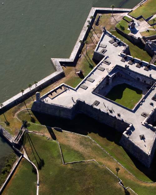 Castillo De San Marcos aerial