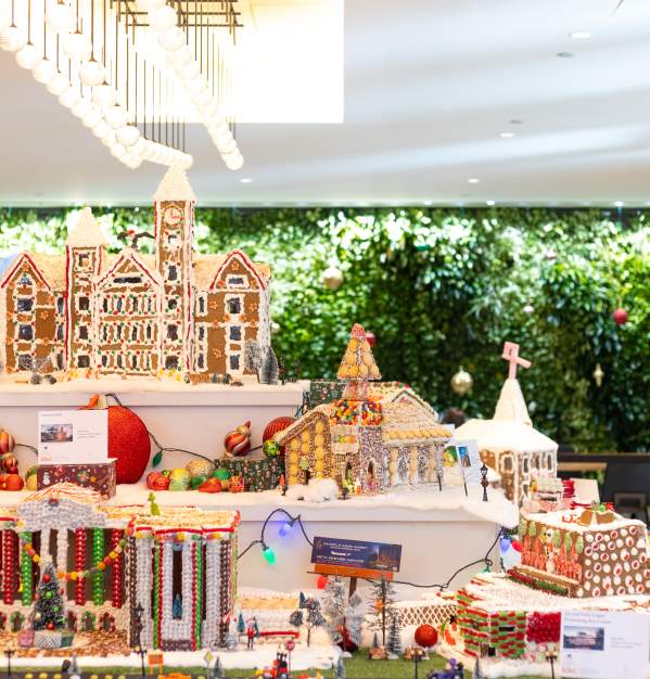 Auburn Gingerbread Village Unveiling