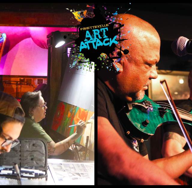 The Fayetteville Art Attack, Wednesday, August 14th!