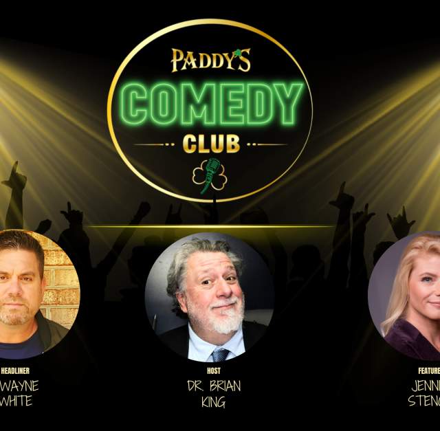 Paddy's Comedy Club presents Dwayne White and Jennie Stencel