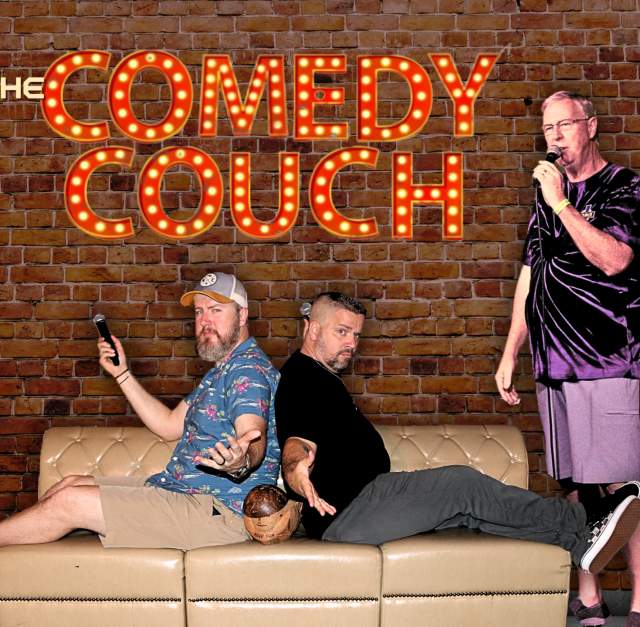 Comedy Couch with the Locals Comedy and Mister. F