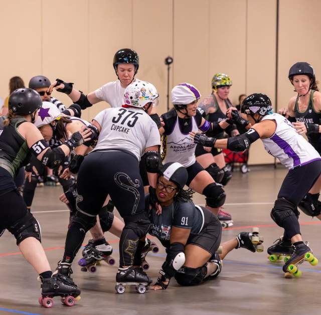 Fayetteville Roller Derby League: Tiki Takedown