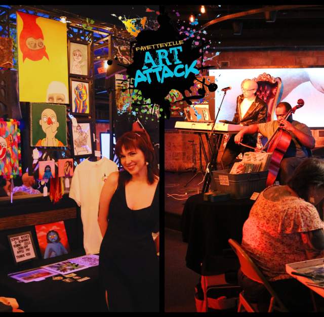 The Fayetteville Art Attack, Wednesday, August 21st!