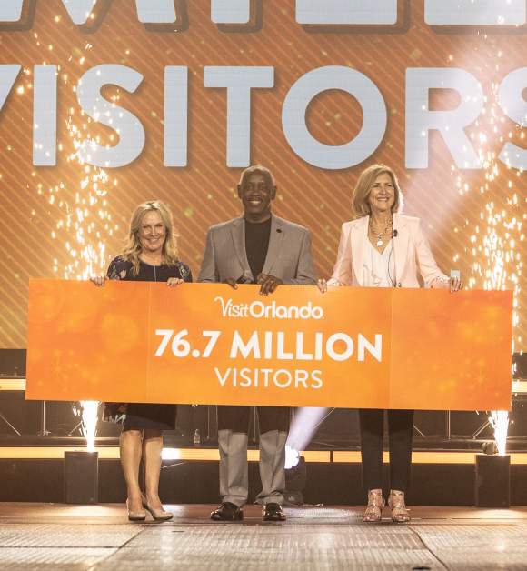 Visit Orlando announced the destination welcomed 76.7 million visitors in 2025, the highest visitation total in the destination’s history.