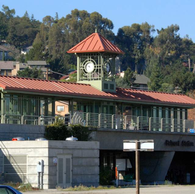 Belmont Caltrain Station