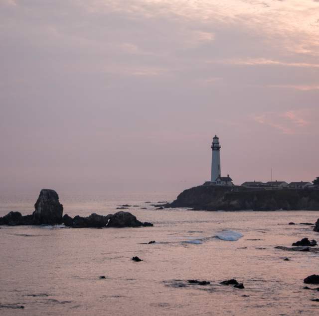 Pigeon_Point_Lighthouse_sunset_by_LudmilaHofman