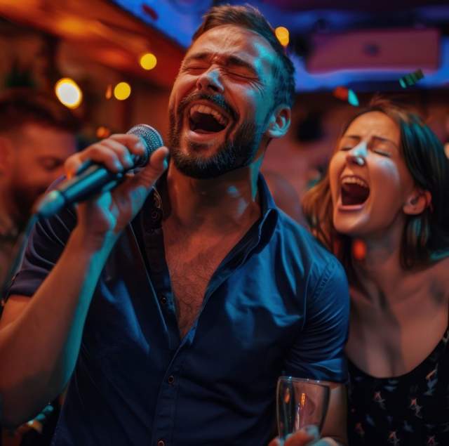 Karaoke at A Grape in the Fog