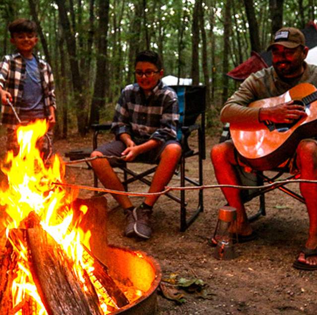 Camping at Dunewood Campground Indiana Dunes