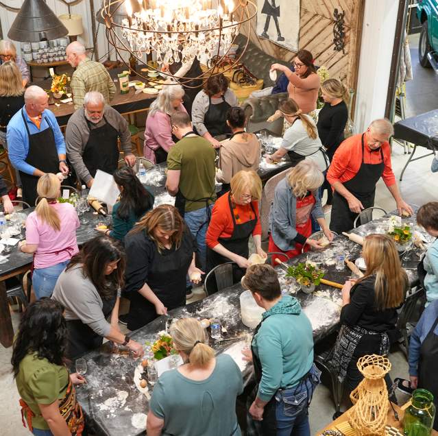 Blue Moon Vintage Market Italian Cooking Class