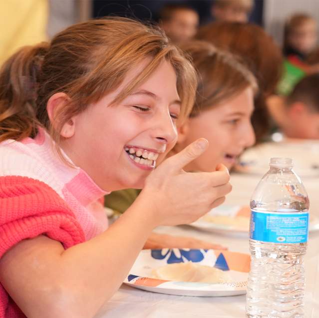 Mommy's Little Piggy Mashed Potato Eating Contest