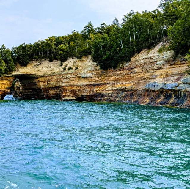 Stone Arch at Pictures Rocks National Lakeshore Munising
