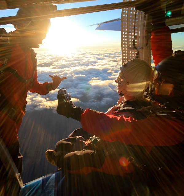 ZONE Skydive Queenstown Sunset Exit
