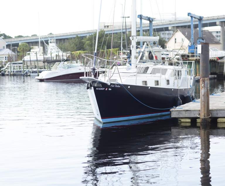 Docked boat