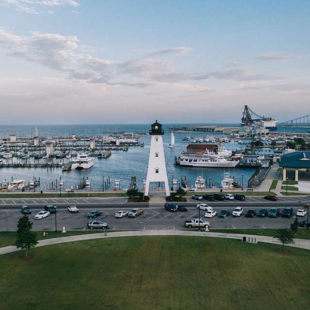 Jones Park Gulfport aerial
