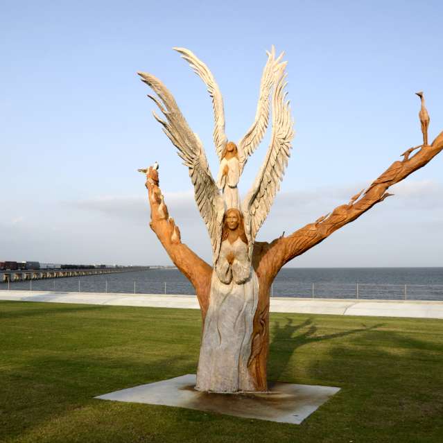 Bay St. Louis Public Art: Angel Trees