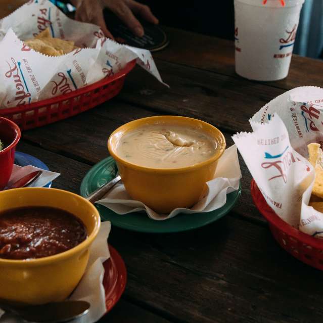 Nachos and Dipping Sauces