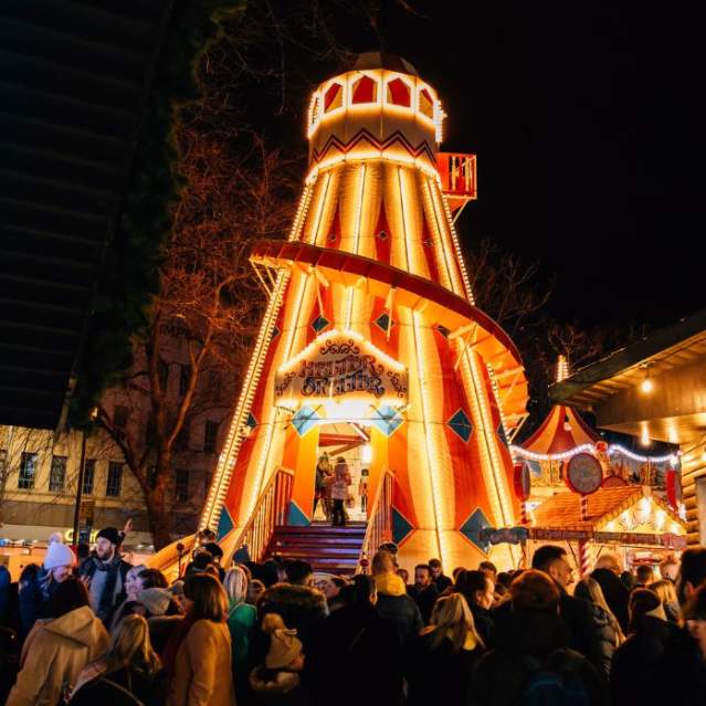 Helter Skelter at the Belfast Christmas Market