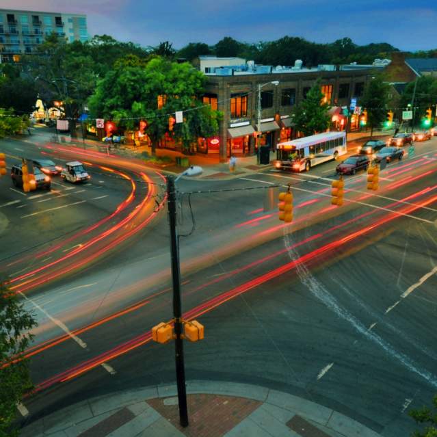 Copy of Downtown Chapel Hill evening