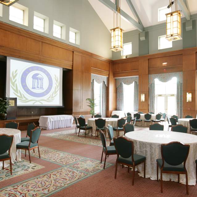 Meeting Room Set-up at Carolina Club on UNC Campus