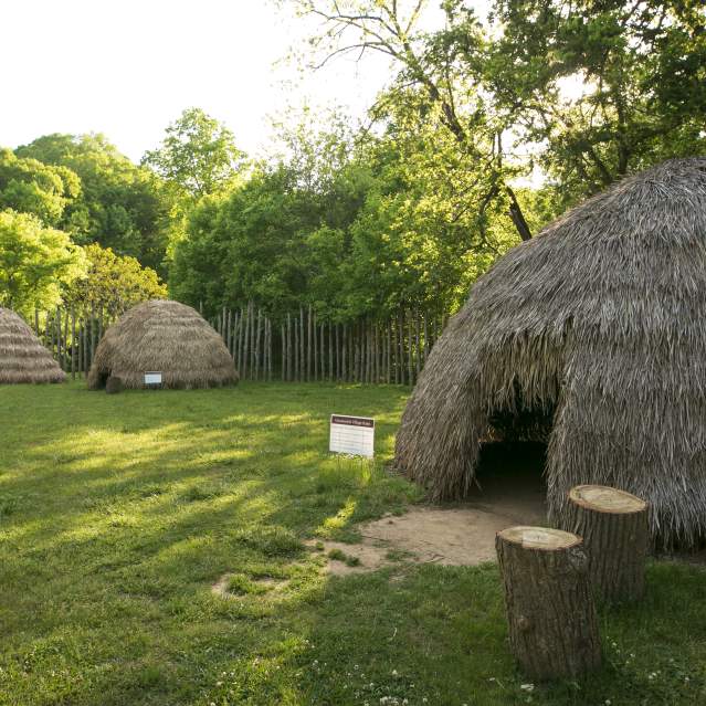 Occaneechi Village Replica in Hillsborough
