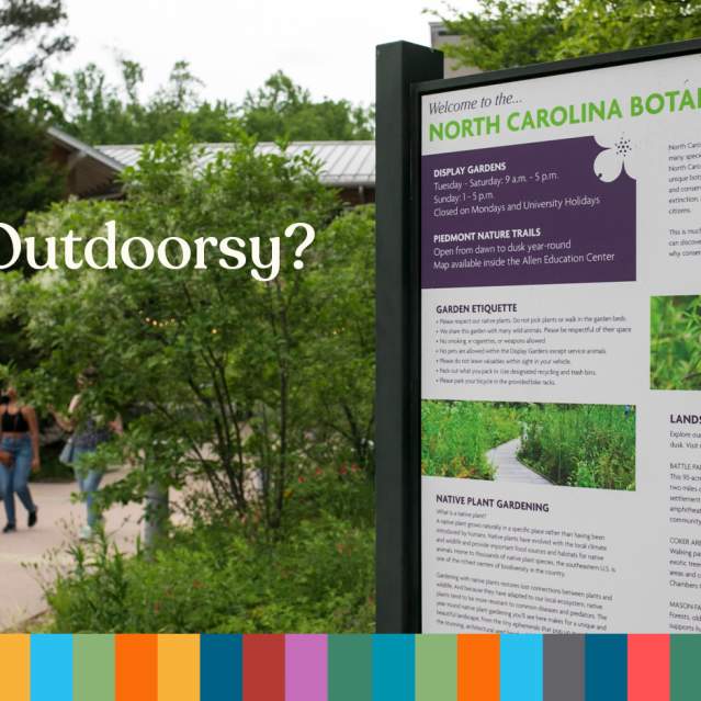 Outdoorsy Hero Image - North Carolina Botanical Garden