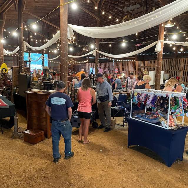 Vendors & Visitors at the Tarheel Antique Festival