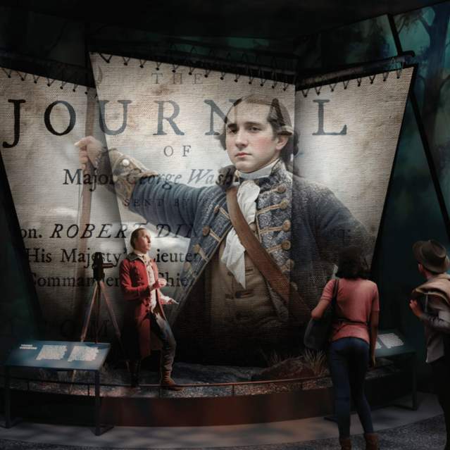 Mount Vernon - Education Center Rendering - George Washington Revolutionary Life Exhibit - U2C