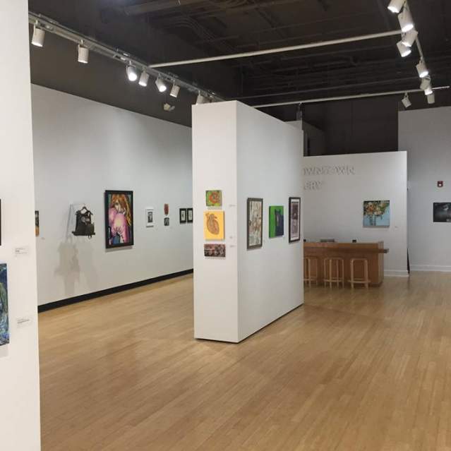 The University of Tennessee Downtown Gallery changes its exhibitions every month on the First Friday.