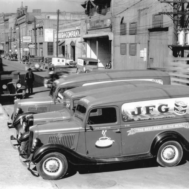 JFG Delivery Vans circa 1930s