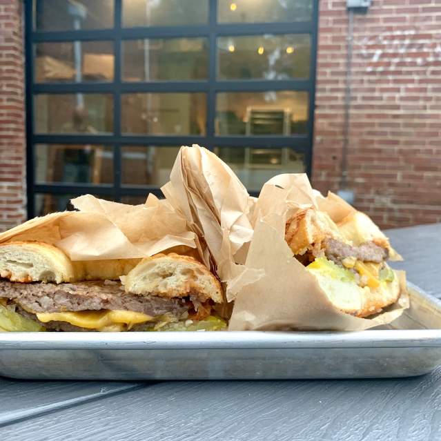 Paysan Bread & Bagels – Double Sausage on Asiago