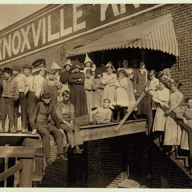 Knoxville Knitting Works circa 1910 by Lewis Hickes Hine LOC